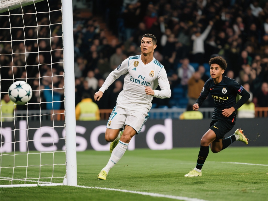 C罗梅开二度：联赛称霸射手榜