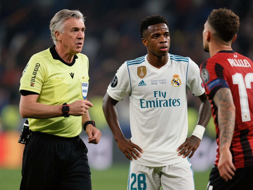 安帅警告维尼修斯：闭嘴，专注比赛，否则就换你下场